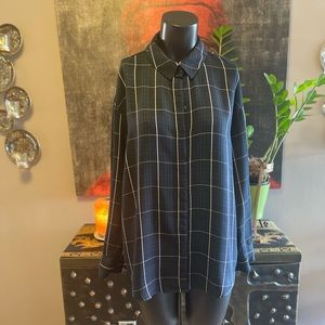 MNG women’s plaid shirt